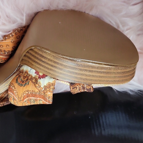 Brand New COLIN STUART PLATFORM WRAP HIGH HEEL SANDALS-6.5 - Picture 6 of 7